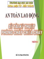 Thuyết Trình Đề Tài Kỉ Thuật PCCC