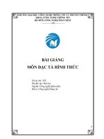 giao trinh dac ta hinh thuc
