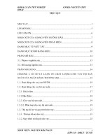 Nâng cao chất lượng cho vay hộ sản xuất tại Agibank Sơn Tây