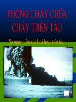 PHÒNG CHÁY CHỮA CHÁY TRÊN TÀU (FIRE ON VESSEL)