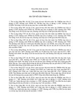 BÀI TẬP ĐỒ GIẢI TRÁNH VA HỆ ĐẠI HỌC