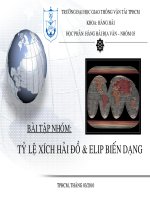 THUYẾT TRÌNH tỉ lệ XÍCH bản đồ và ELIP BIẾN DẠNG