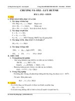 Ly thuyet chuong oxi  luu huynh