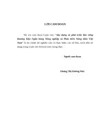 luận văn tốt nghiệp  Xây dựng và phát triển bền vững thương hiệu Ngân hàng Nông nghiệp và Phát triển Nông thôn Việt Nam