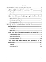 Đường lối kháng chiến chống mỹ cứu nước, thống nhất tổ quốc (1954   1975) 