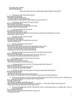 ĐÁP ÁN CÂU HỎI THI ĐIỀU ĐỘNG TÀU