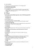 CÂU HỎI TRẮC NGHIỆM CHUYÊN MÔN CHO SỸ QUAN QUẢN LÝ 2