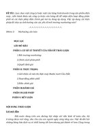 thảo luận Maketing căn bản