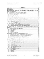 báo cáo thực tập chuyên ngành công nghệ môi trường  ĐHBK Hà Nội