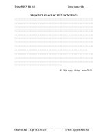 Lập qui trình công nghệ sửa chữa phục hồi các mặt trượt của máy tiện WASINO