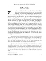 Báo cáo thực tập tổng quan các phần hành kế toán 