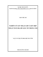 Nghiên cứu kỹ thuật lsb và kết hợp thuật toán rsa để giấu tin trong ảnh 