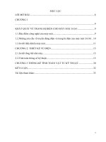 Thiết kế tủ điều khiển, lắp đặt máy mài 3a161, tính toán vật tư kỹ thuật 