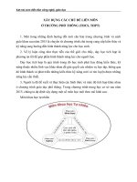 VÍ dụ về xây DỰNG CHỦ đề TÍCH hợp LIÊN môn 