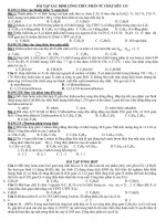 BÀI TẬP XÁC  ĐỊNH CÔNG THỨC PHÂN TỬ CHẤT HỮU CƠ