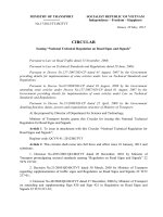 QCVN 412012 BGTVT  Quy chuẩn kỹ thuật quốc gia về báo hiệu đường bộ