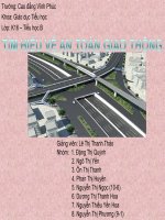 Giáo án điện tử về An toàn giao thông