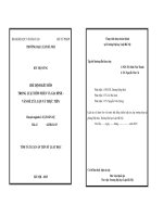 CHẾ ĐỊNH KẾT HÔN TRONG LUẬT HÔN NHÂN VÀ GIA ĐÌNH - VẤN ĐỀ LÝ LUẬN VÀ THỰC TIỄN