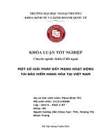 Một Số Giải Pháp Đẩy Mạnh Hoạt Động Tái Bảo Hiểm Hàng Hóa Tại Việt Nam