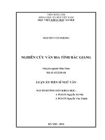 Nghiên cứu văn bia tỉnh Bắc Giang