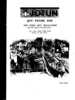 QUY TRÌNH SƠN JOTUN TRÊN TÀU UT GLORY