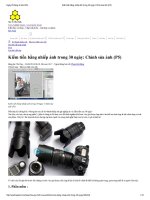 Kiếm tiền bằng nhiếp ảnh trong 30 ngày  chỉnh sửa ảnh (p5) 