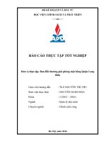 Báo cáo thực tập bồi thường giải phóng mặt bằng Hà Nội