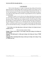 VỐN lưu ĐỘNG và các BIỆN PHÁP NÂNG CAO HIỆU QUẢ DÙNG vốn lưu ĐỘNG tại CÔNG TY TNHH LINH LAN 