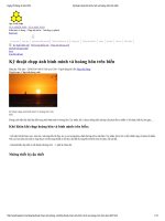 Kỹ thuật chụp ảnh bình minh và hoàng hôn trên biển 