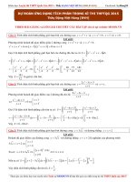 UNG DUNG TICH PHAN TRONG DE THI DAI HOC