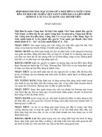 HIỆP ĐỊNH THƯƠNG MẠI TỰ DO GIỮA MỘT BÊN LÀ NƯỚC CỘNG HÒA XÃ HỘI CHỦ NGHĨA VIỆT NAM VÀ BÊN KIA LÀ LIÊN MINH KINH TẾ Á-ÂU VÀ CÁC QUỐC GIA THÀNH VIÊN