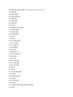 Từ vựng tiếng hàn gốc hán