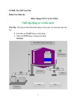 Thiết lập mô hình điều khiển động cơ bơm nước