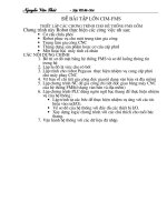 BÁO CÁO BÀI TẬP LỚN CIMFMS  THIẾT LẬP CÁC CHƯƠNG TRÌNH CHO HỆ THỐNG FMS GỒM