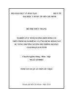 Nghiên cứu tuổi xương đốt sống cổ trên phim sọ nghiêng và ứng dụng khảo sát sự tăng trưởng xương hệ thống sọ mặt giai đoạn 8 18 tuổi