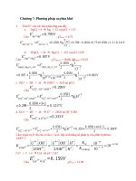 Giải bài tập oxi hóa khử hóa Phân tích 1 Thầy Cù Thành Long DHKHTN