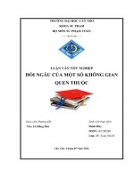 Đối ngẫu của một số không gian quen thuộc