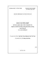 Nghiên cứu thiết kế hệ thống tự động điều khiển cân bằng cho các kho nổi