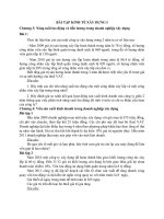 BÀI TẬP KINH TẾ XÂY DỰNG I