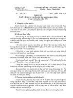 BAO CAO SO KET VIEC TUYEN TRUYEN GIAO DUC AN TOAN GIAO THONG NAM 2016