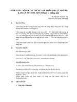 phác đồ điều trị BV Chợ Rẫy, hồi sức ngoại thần kinh