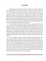 Phương án kinh doanh xuất khẩu cafe cty TNHH tân thành sang canada 