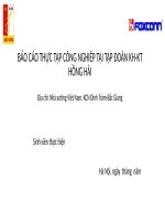 Báo cáo thực tập công nghiệp