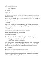 CÁC LOẠI KHÁNG SINH