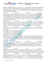1000 bai tap dong dien xoay chieu co dap an