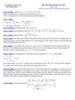 ĐỀ THI THỬ QUỐC GIA 2015 - ĐỀ CHÍNH THỨC Môn : Toán