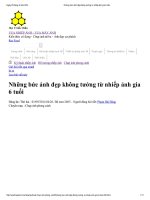 Những bức ảnh đẹp không tưởng từ nhiếp ảnh gia 6 tuổi 