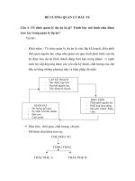 đề cương quản lý đầu tư 