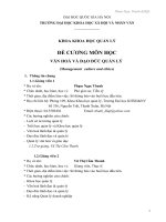 Văn hóa và giáo dục quản lý