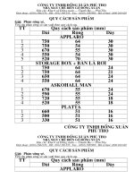 mẫu đơn đặt hàng  liên quan nghành gỗ xẻ